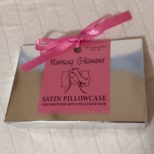 Brand New! Morning Glamour Pink Satin Pillowcase